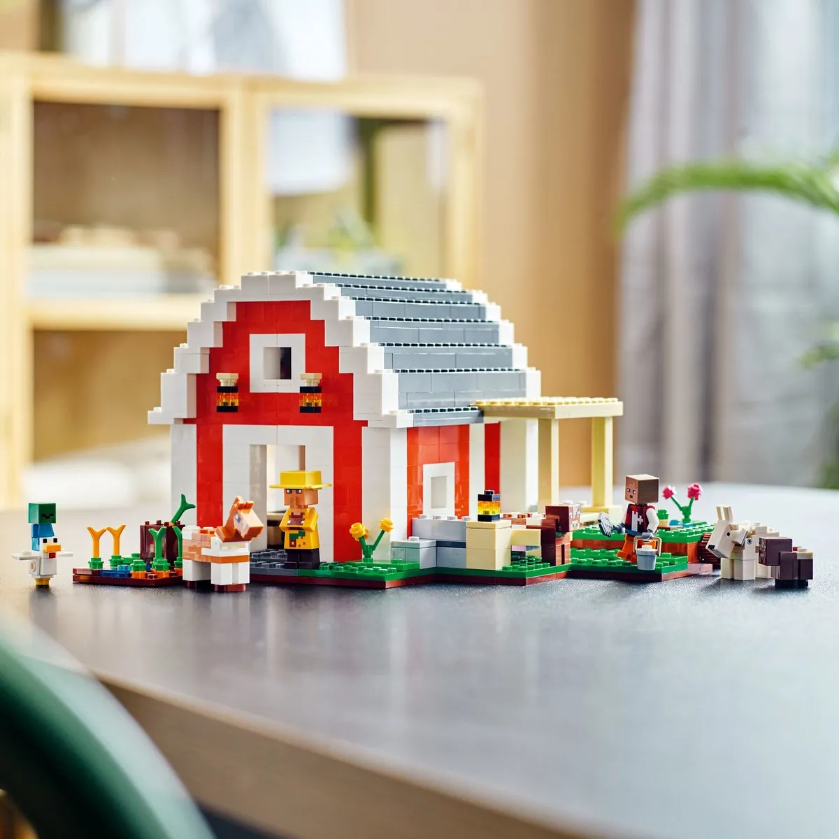 LEGO Minecraft De rode schuur 21187 - 790 Stenen - afbeelding 5 van 6