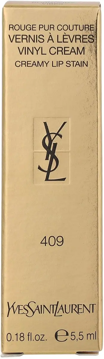 Yves Saint Laurent Lipstick Vernis À Lèvres Vinyl Cream N°409 Burgundy Vibes - 5,5 ml