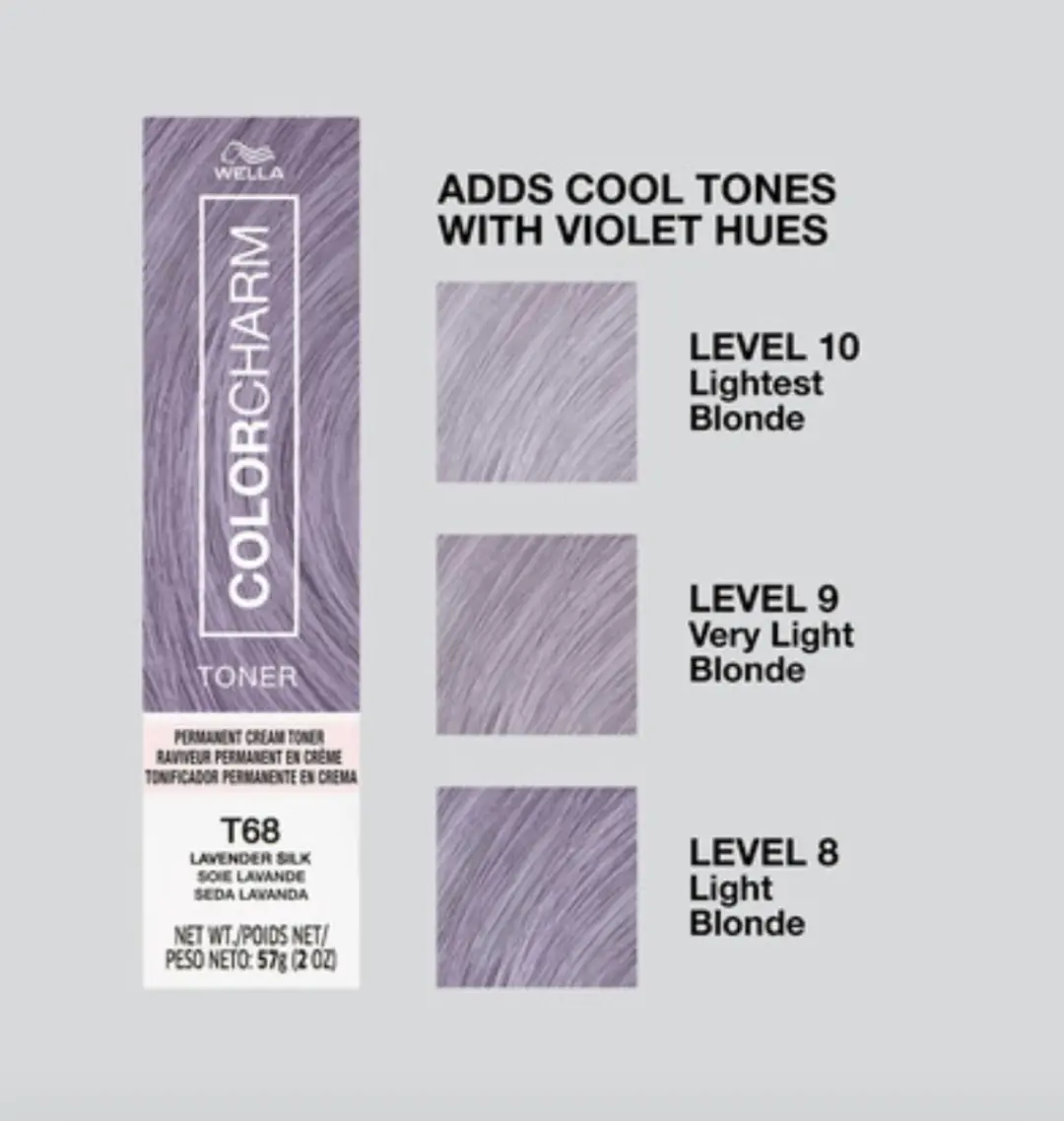 Wella Professionals Color Charm T68 Lavender Silk Toner 57ml