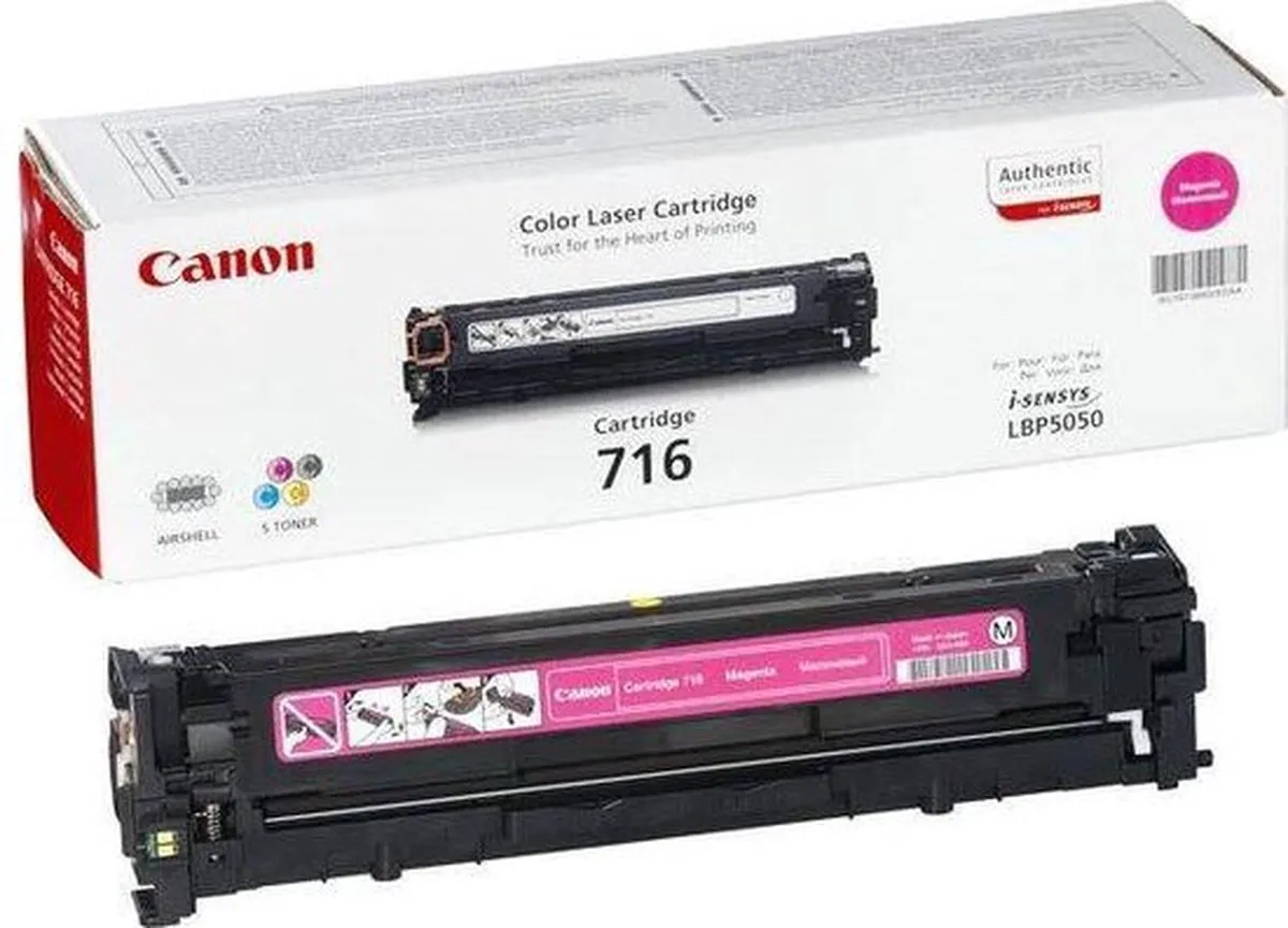 Canon 716 M Tonercartridge Magenta 2300 Pagina's