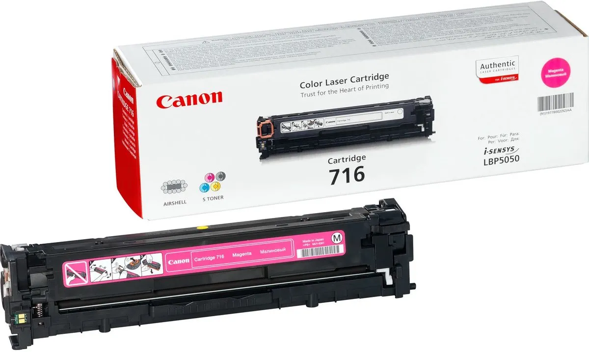Canon 716 M Tonercartridge Magenta 2300 Pagina's