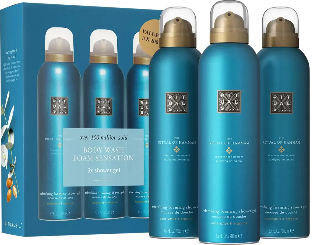 Rituals Ritual of Hammam Doucheschuim 3x200ml