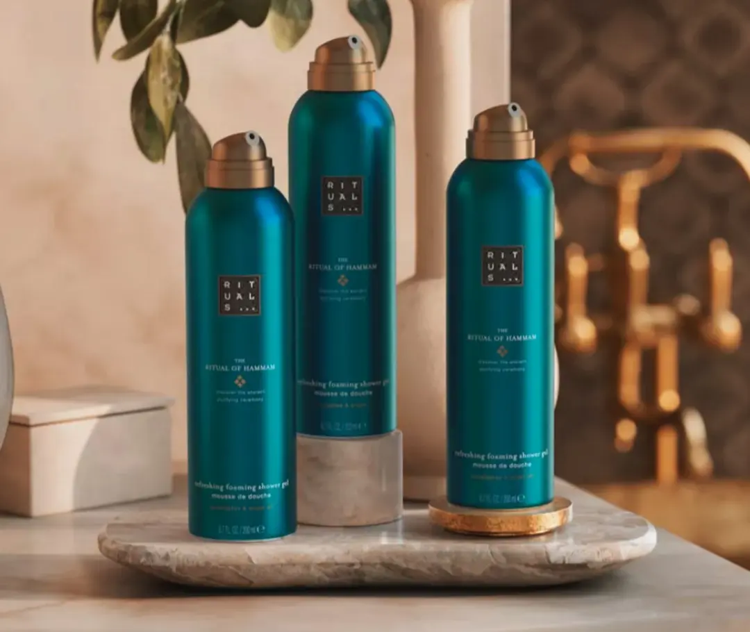 Rituals Ritual of Hammam Doucheschuim 3x200ml - Arganolie & Eucalyptus