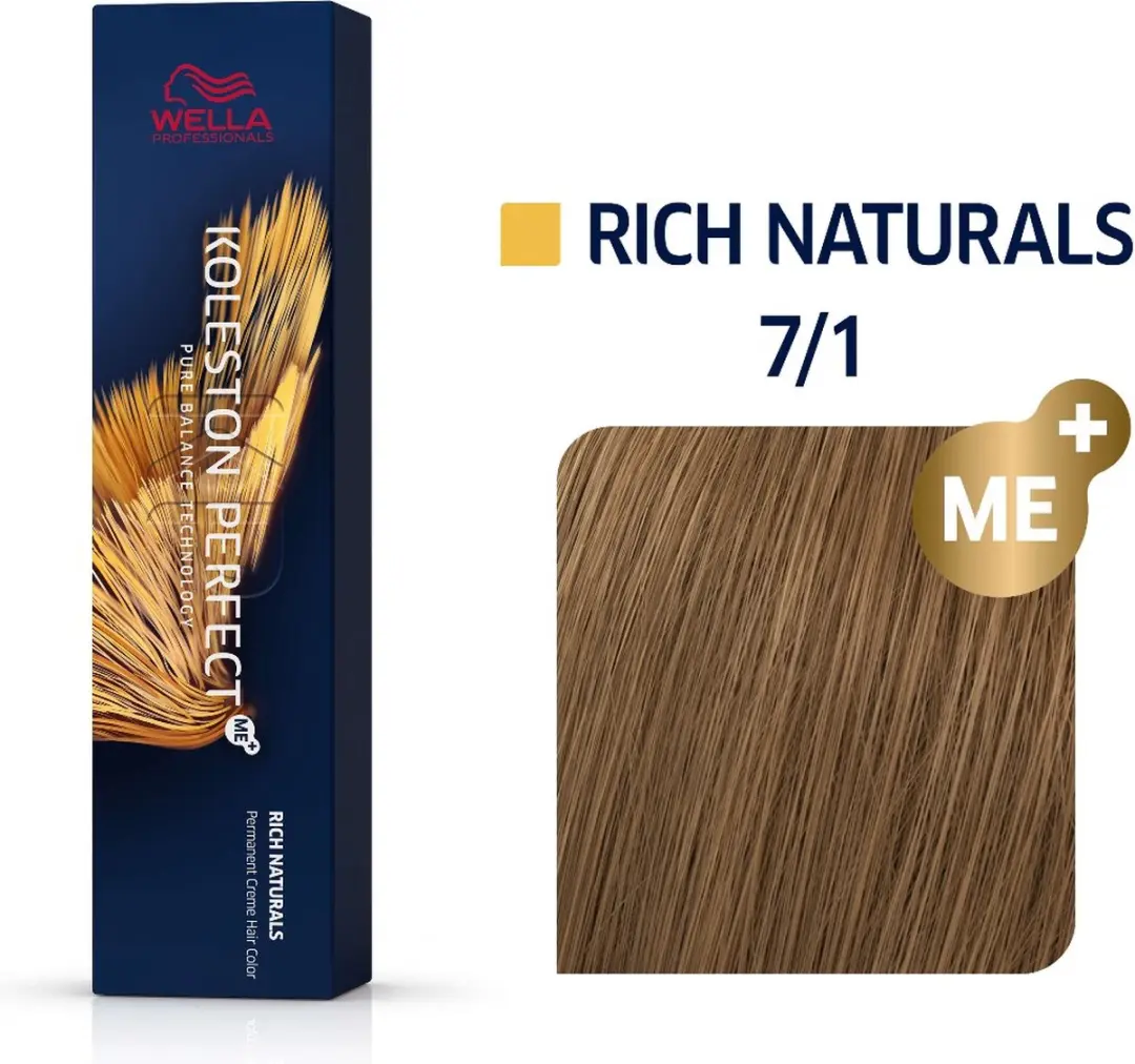 Wella Professionals Koleston Perfect Me+ Haarverf 7/1 60ml