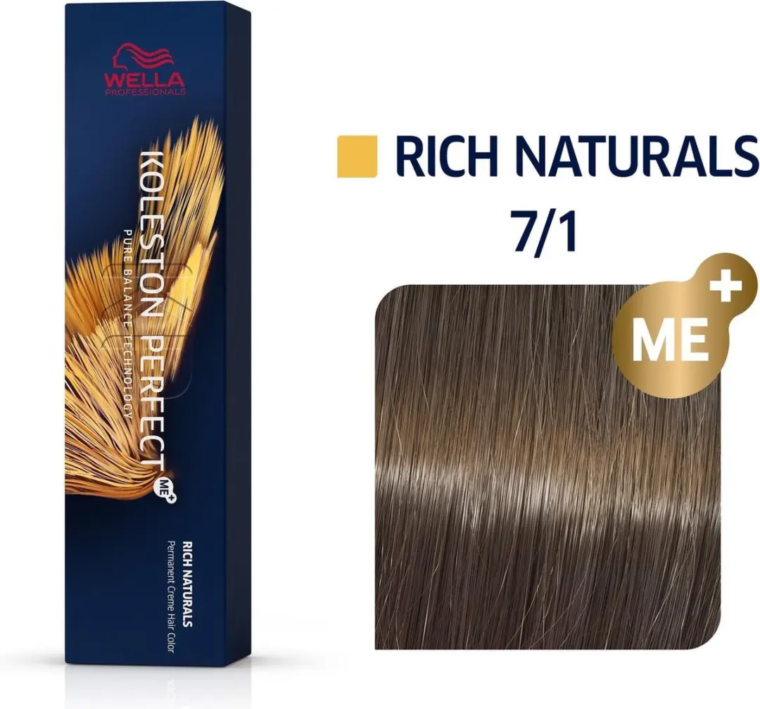 Wella Professionals Koleston Perfect Me+ Haarverf 7/1 60ml