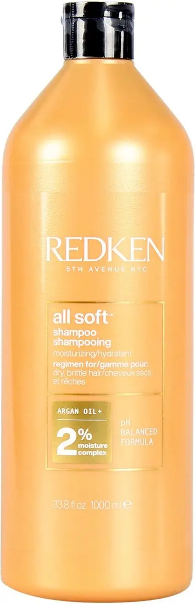 Redken All Soft Shampoo 1000ml