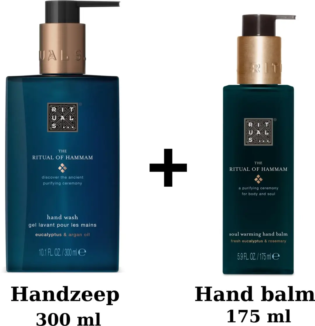Rituals Hammam Geschenkset - Handzeep 300ml + Handcrème 175ml