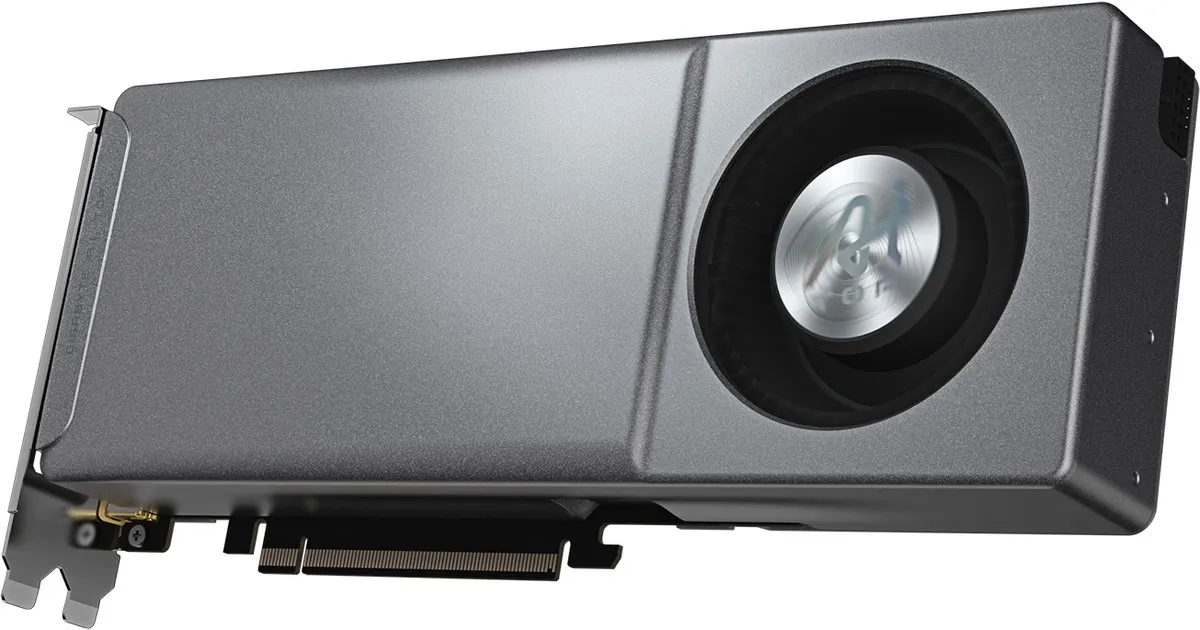 Gigabyte Radeon AI PRO R9700 AI TOP GV-R9700AI TOP-32GD Videokaart - 32GB GDDR6 - Grijs