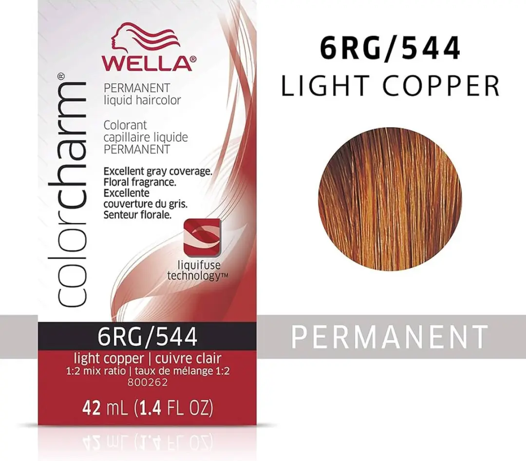 Wella Professionals Color Charm 6RG Permanent Haarverf - Light Copper 42ml