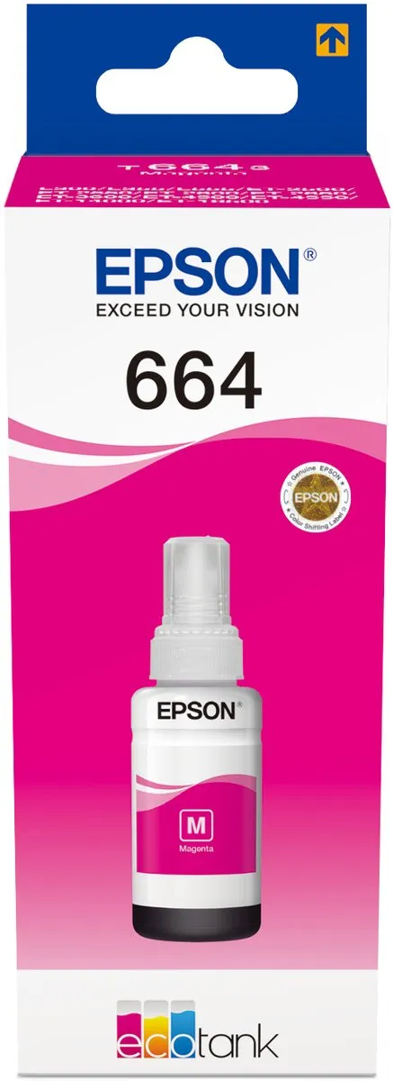 Epson T6643 Magenta Inktfles 70ml