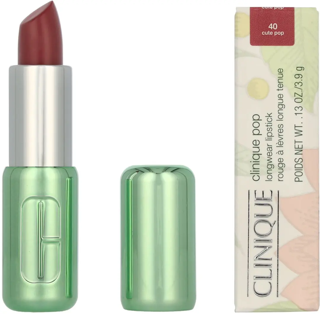 Clinique Pop Longwear Lipstick 40 Cute Pop - 3.9g