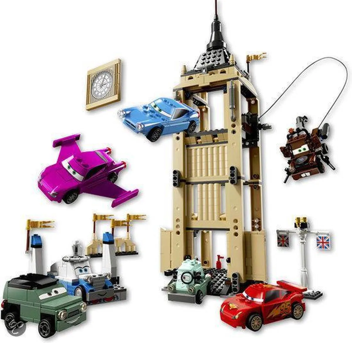 LEGO Cars 2 Bentley Ontsnapping 8639 - 743 Stukken - afbeelding 2 van 6