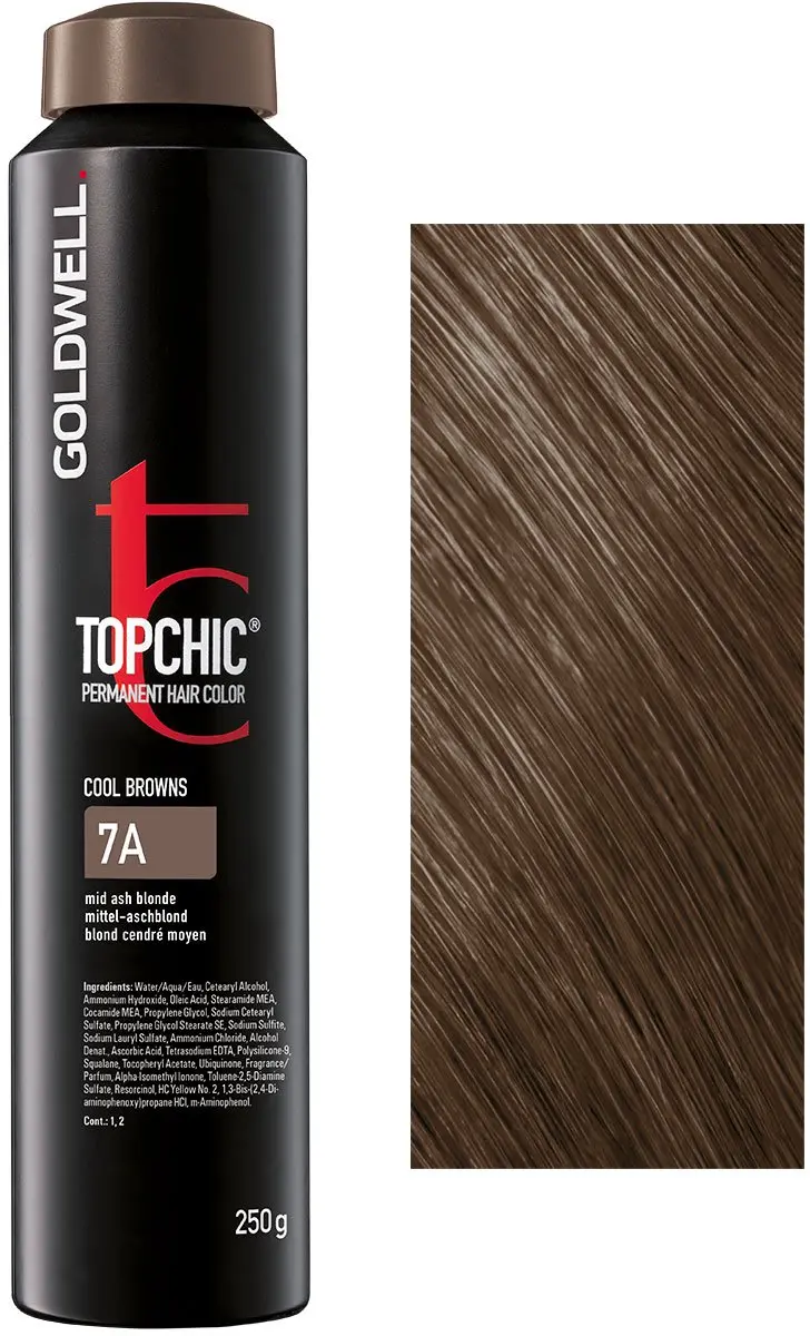 Goldwell Topchic Hair Color 250ml - 7A