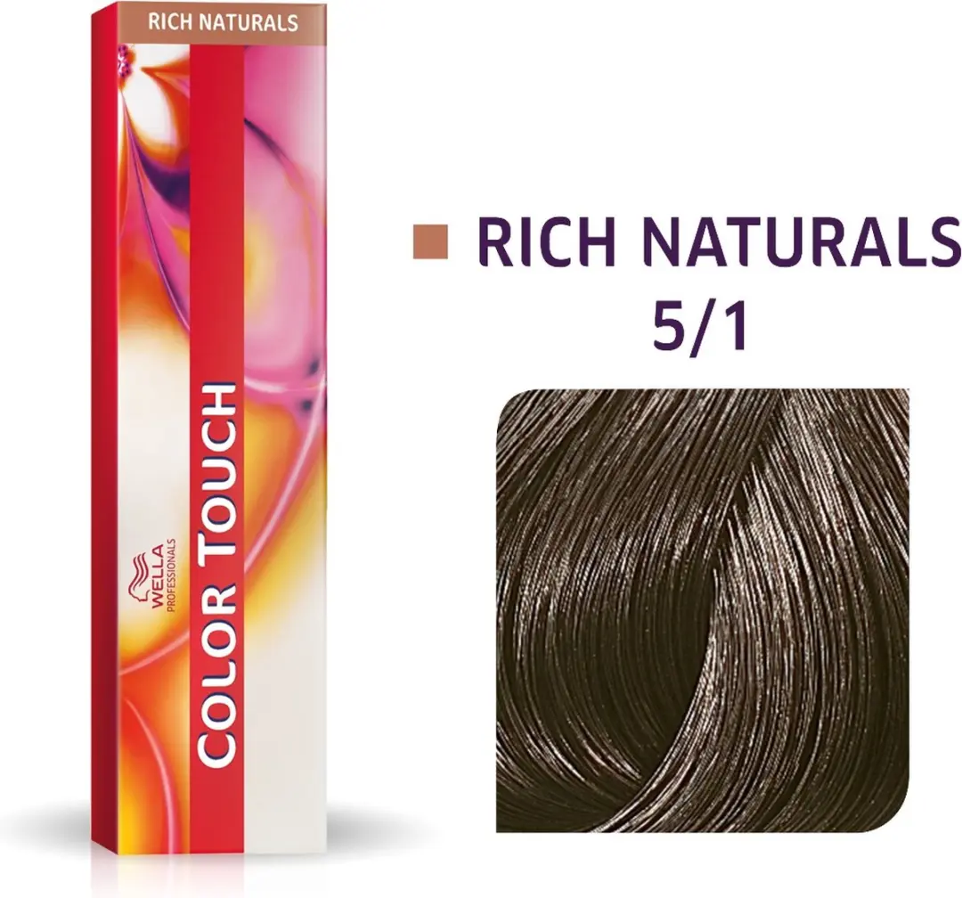 Wella Professionals Color Touch 5/1 Rich Naturals Haarverf 60ml - Zwart