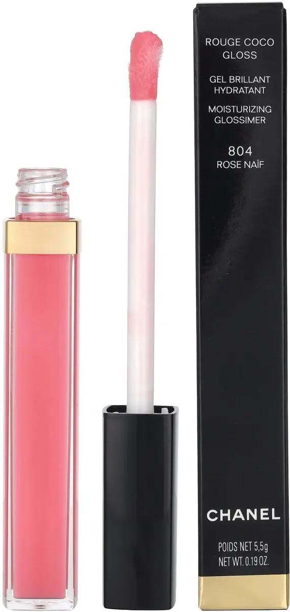 Chanel Rouge Coco Gloss Moisturizing Glossimer 804 Rose Naïf