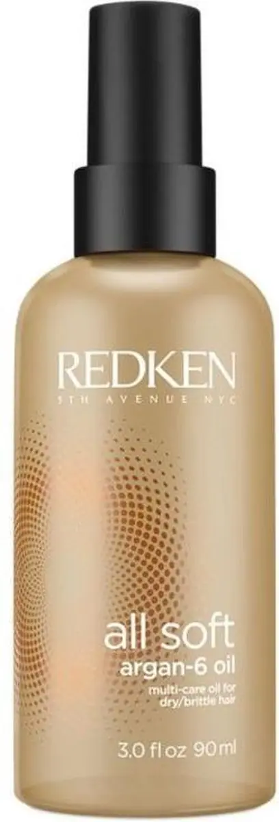 Redken All Soft Argan 6 Oil Haarolie 90ml - afbeelding 6 van 8