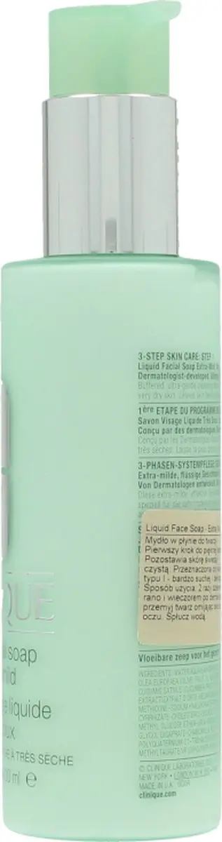 Clinique Liquid Facial Soap Extra Mild Gezichtsreiniger 200ml - afbeelding 6 van 6