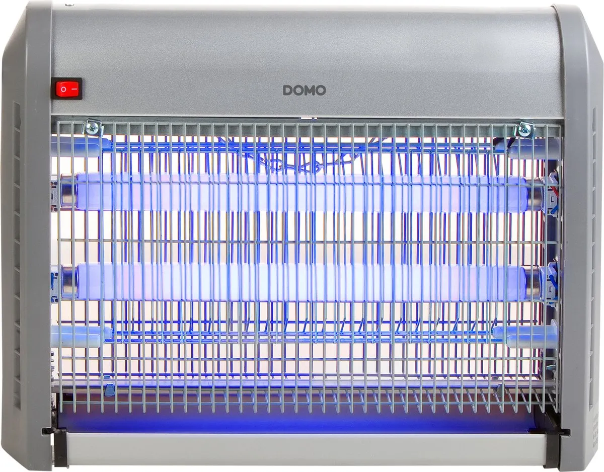 Domo KX012 Insectenlamp UV - 2x10W Zilver