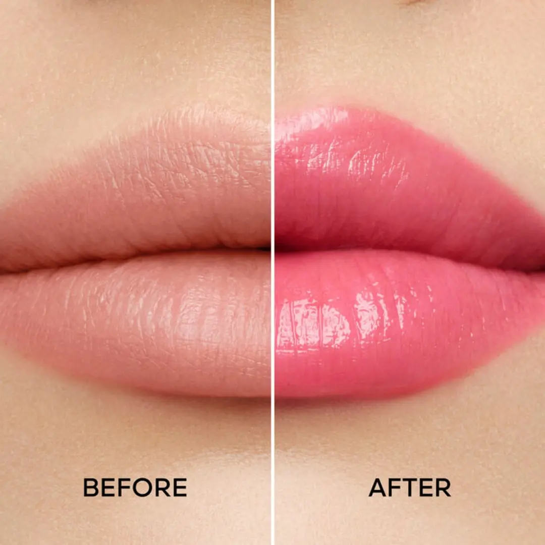 Guerlain Kisskiss Bee Gloss Tinted Lip Balm 458 Pop Rose Glow 3.2g