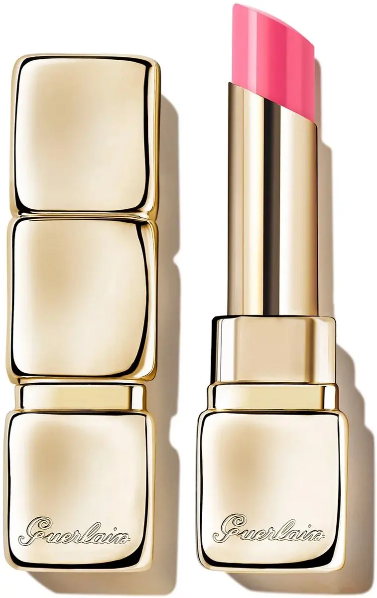 Guerlain Kisskiss Bee Gloss Tinted Lip Balm 458 Pop Rose Glow 3.2g