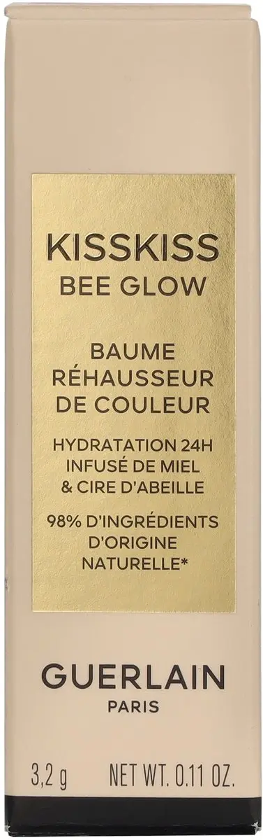 Guerlain Kisskiss Bee Gloss Tinted Lip Balm 458 Pop Rose Glow 3.2g