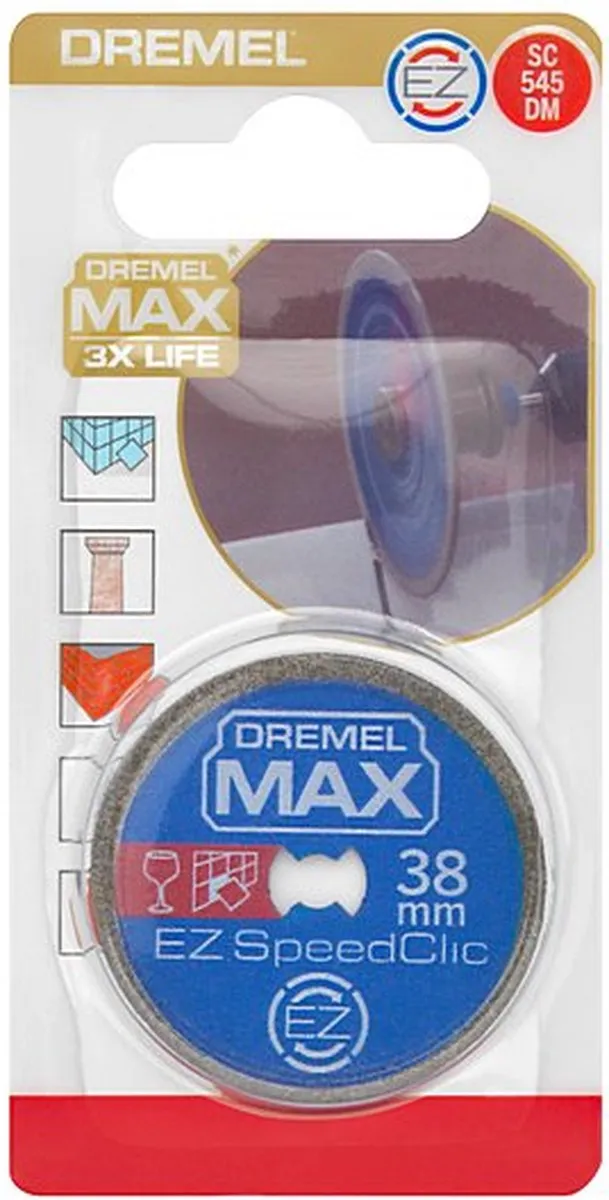 Dremel Max EZ Speedclic Diamantsnijschijf SC545DM