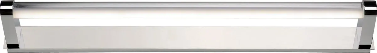 Lucide ALPALED - Spiegellamp Badkamer - LED - 1x10W 4000K - IP44 - Chroom