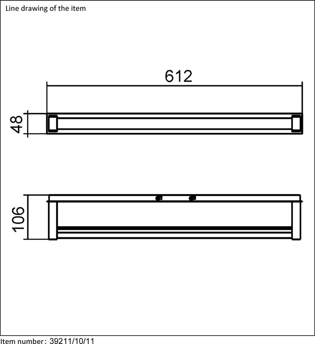 Lucide ALPALED - Spiegellamp Badkamer - LED - 1x10W 4000K - IP44 - Chroom