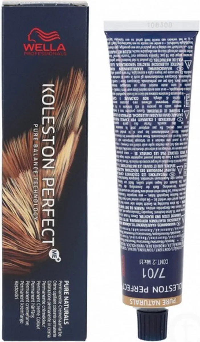 Wella Professionals Koleston Perfect Pure Naturals 7/01 Haarverf 60ml