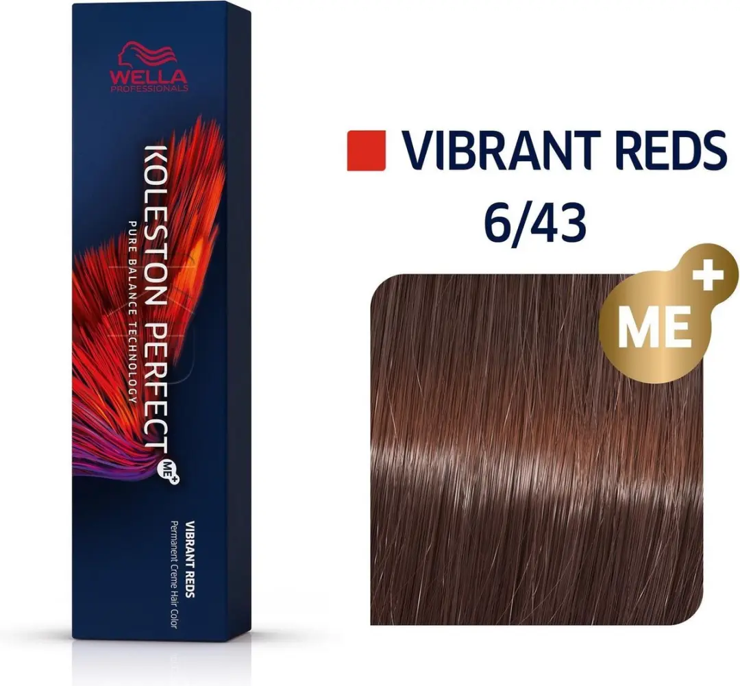 Wella Professionals Koleston Perfect Me+ Haarverf 6/43 Vibrant Reds 60ml