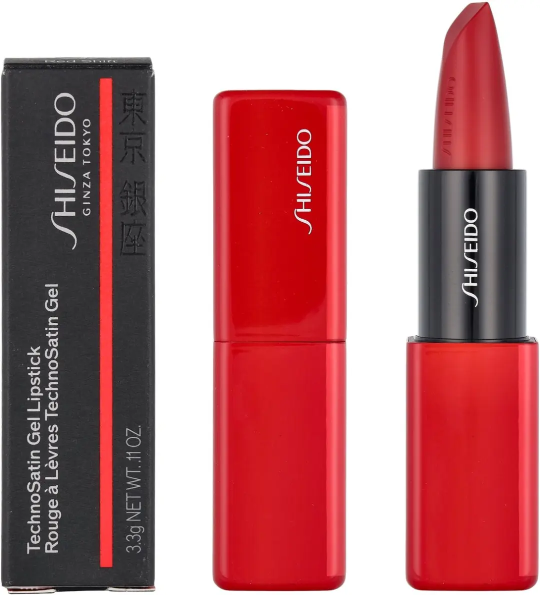 Shiseido Technosatin Lipstick 416 Red Shift - 3,3 g