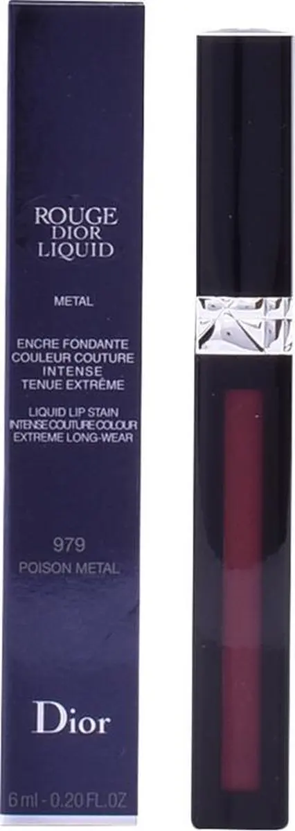 Dior Rouge Liquid Lipstick 979 Poison Metal - 6ml