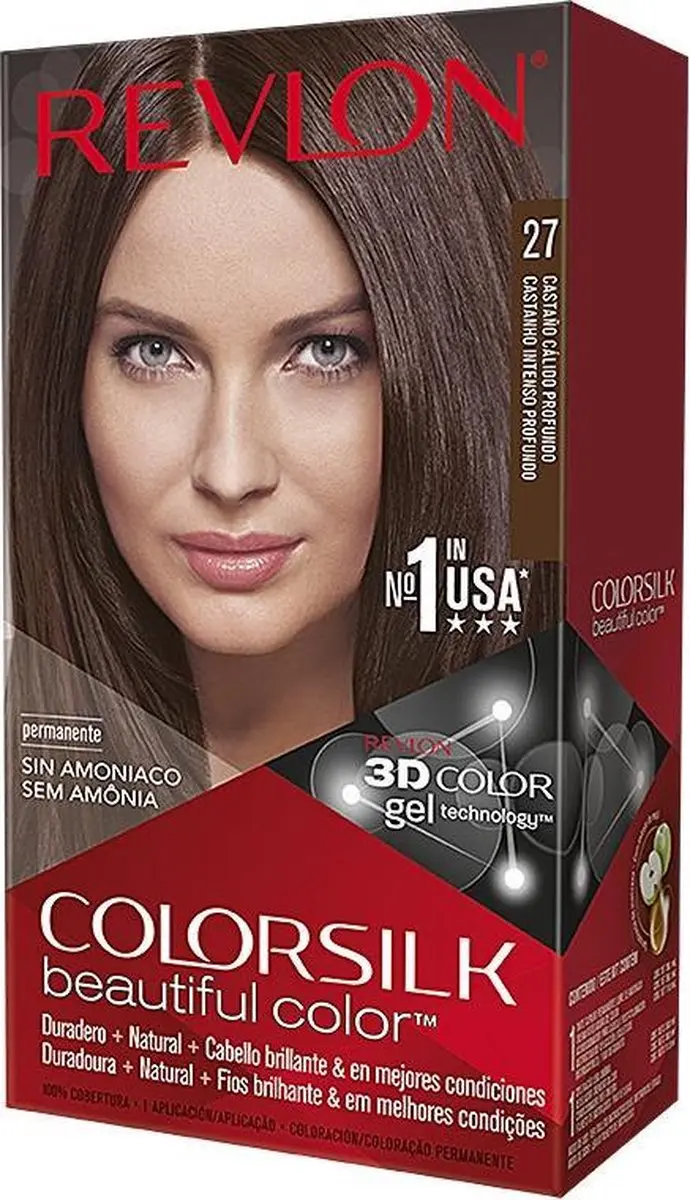 Revlon Colorsilk Haarkleur Kastanjebruin 3ml