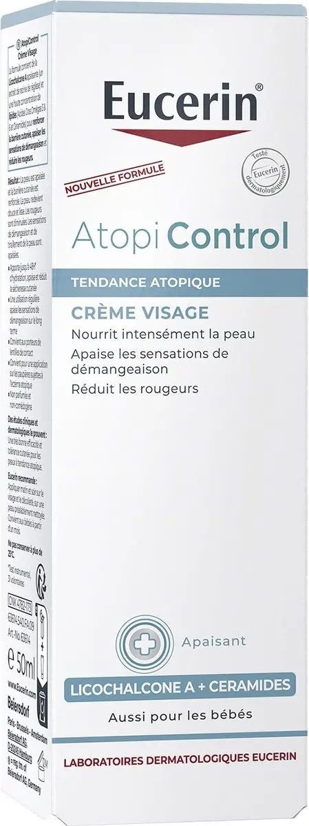 Eucerin AtopiControl Kalmerende Gezichtscrème 50ml