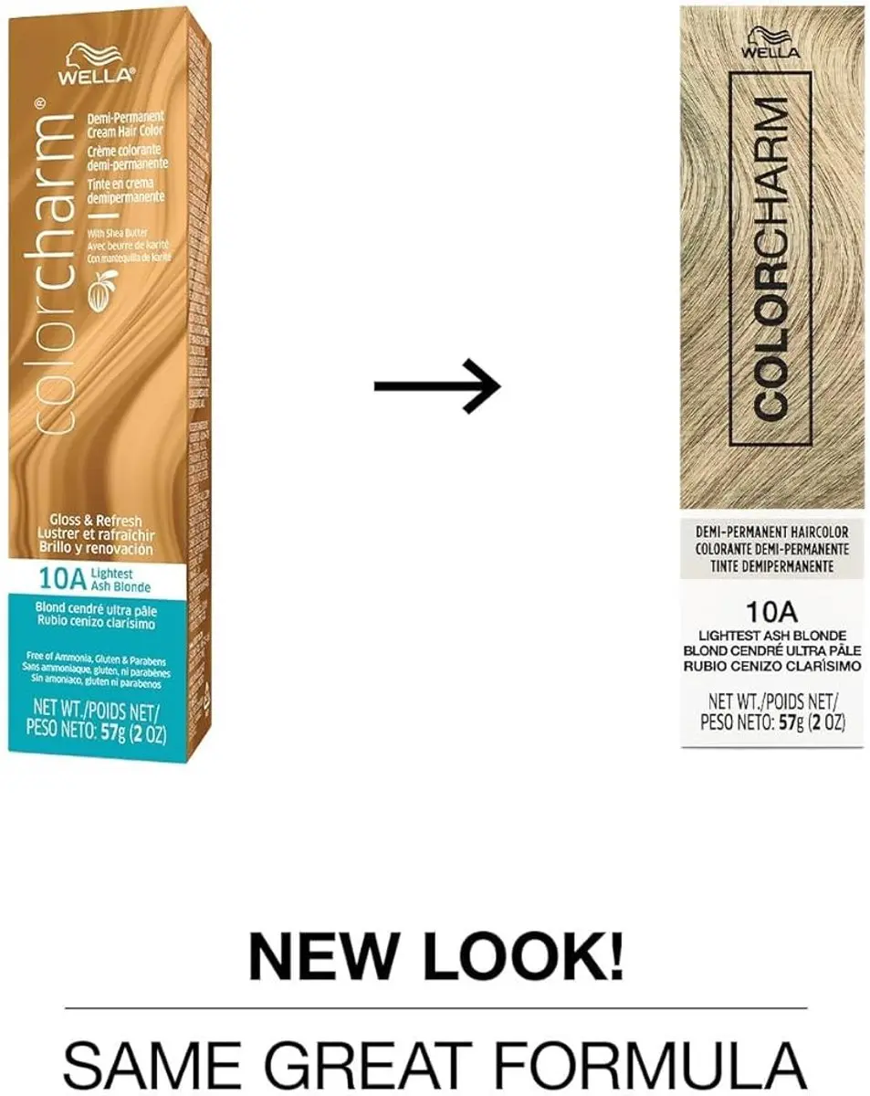 Wella Color Charm 10A Demi-Permanent Haarverf 57ml - 2 Stuks