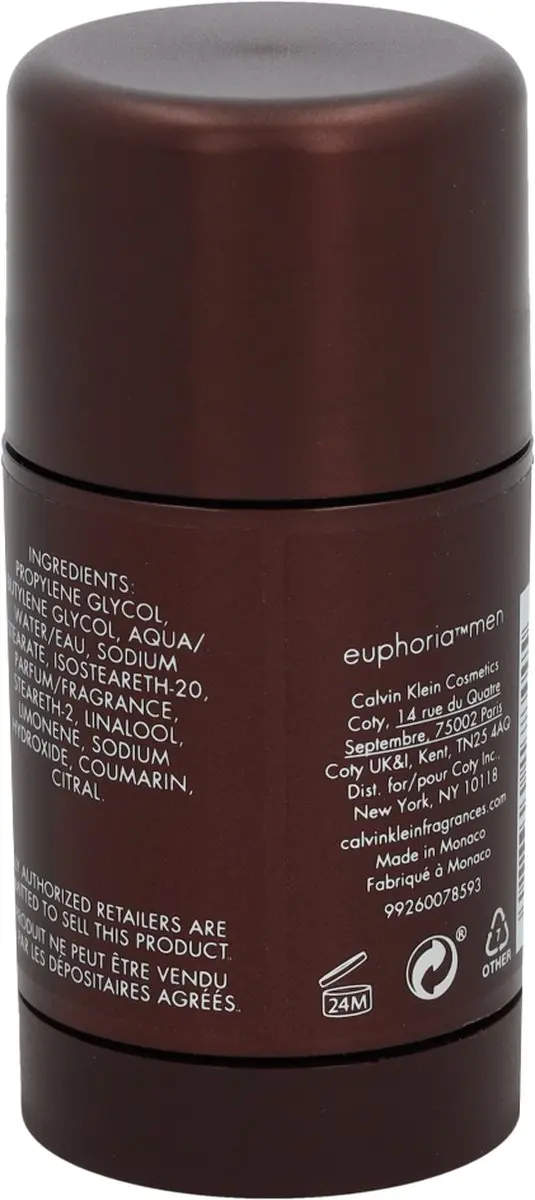 Calvin Klein Euphoria Men Deodorant Stick 75ml - afbeelding 6 van 6