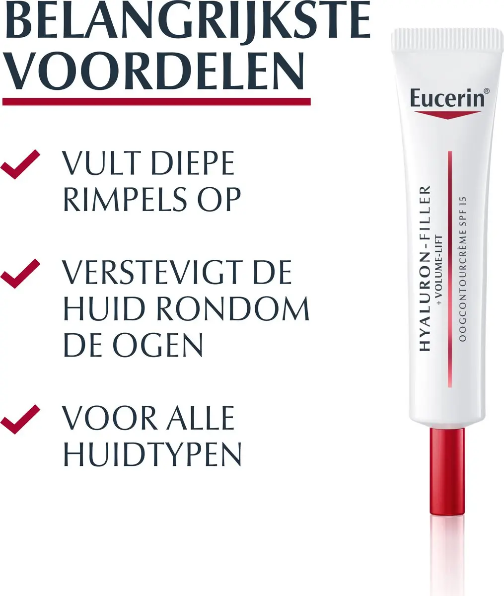 Eucerin Hyaluron-Filler + Volume-Lift Oogcrème SPF 15 - 15ml