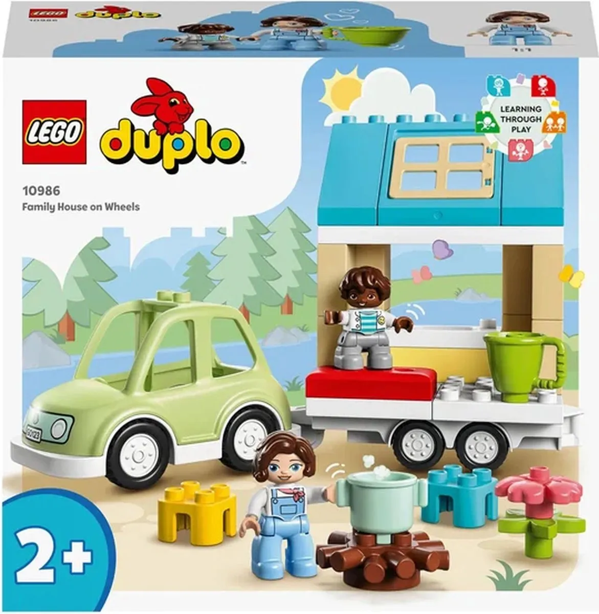 LEGO DUPLO Familiehuis op Wielen 10986 - 2 Figuren