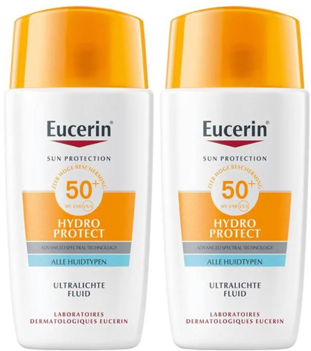 Eucerin Sun Hydro Protect Ultralichte Fluid SPF 50+ - 100ml (2x50ml)