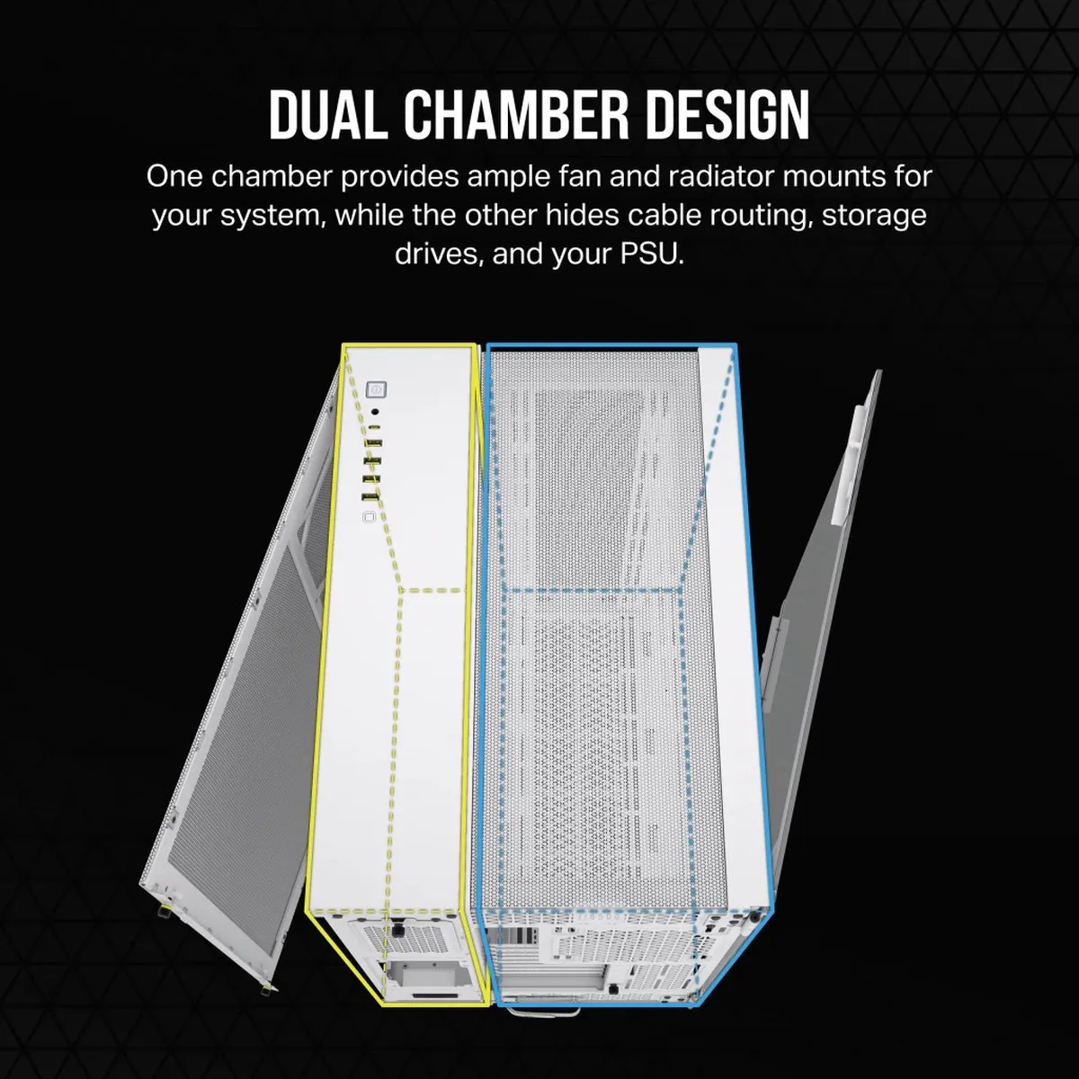 Corsair 6500D AIRFLOW Midi Tower - Wit - afbeelding 6 van 6