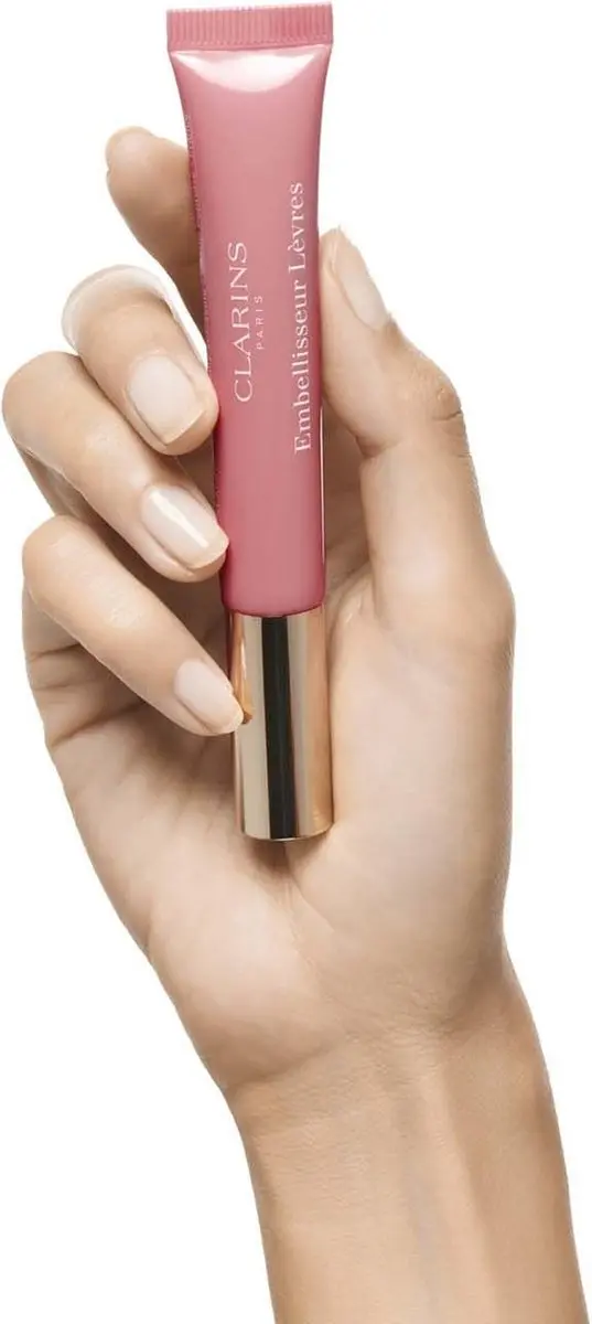 Clarins Instant Light Natural Lip Perfector 01 Rose Shimmer - 12ml