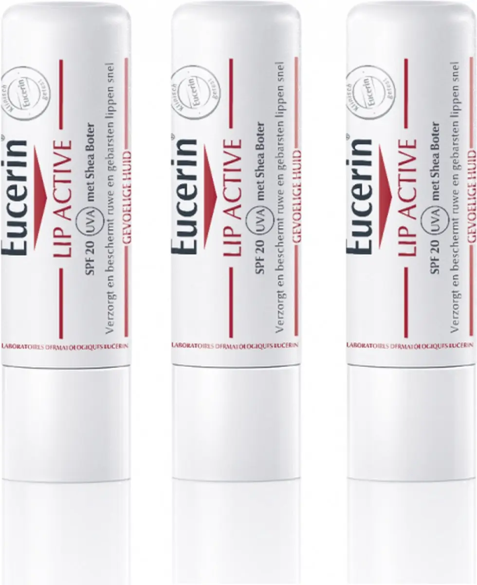 Eucerin Lip Activ SPF20 - 3x5ml Transparant