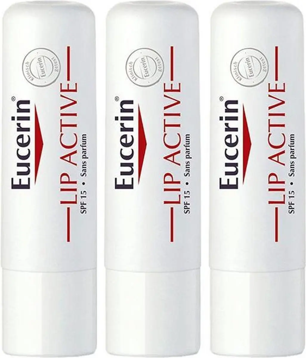 Eucerin Lip Activ SPF20 - 3x5ml Transparant