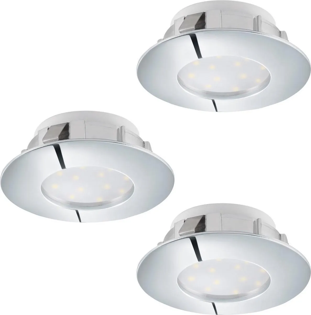 Eglo Pineda Inbouwarmatuur 3 Lichtpunten Chroom