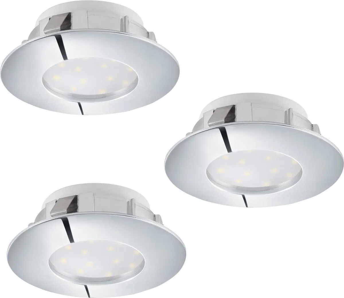 Eglo Pineda Inbouwarmatuur 3 Lichtpunten Chroom