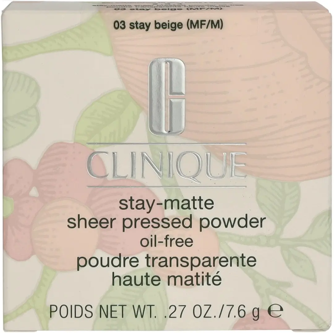 Clinique Stay Matte Sheer Pressed Powder 03 Stay Beige - 7.6 g