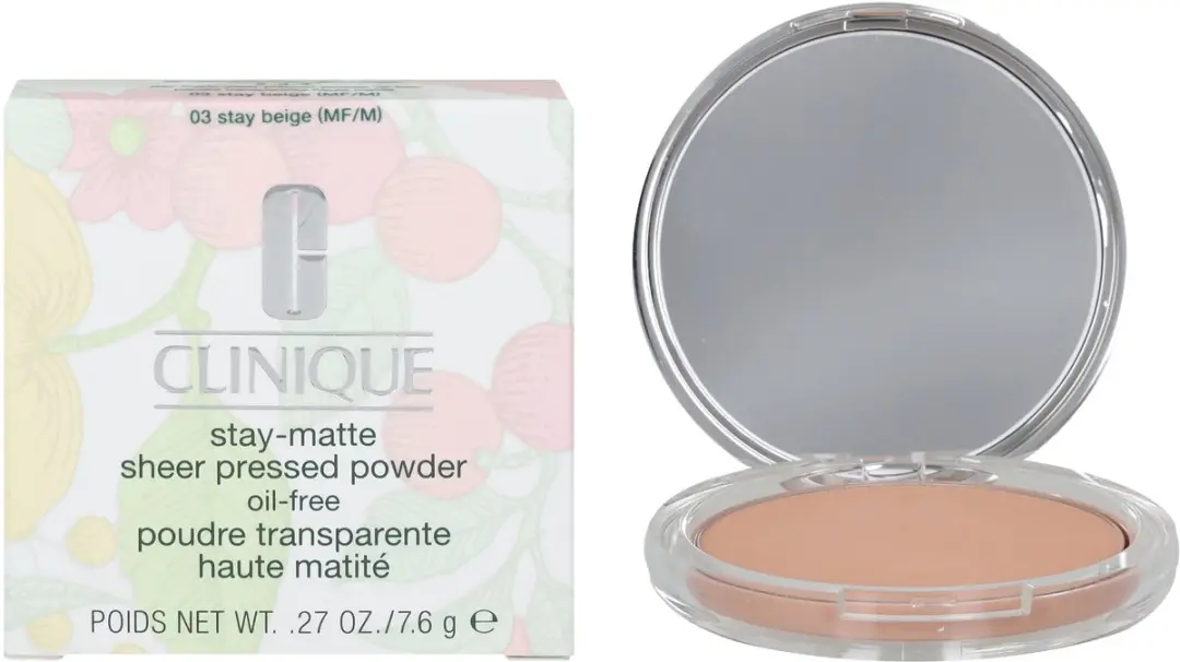 Clinique Stay Matte Sheer Pressed Powder 03 Stay Beige - 7.6 g - afbeelding 6 van 6