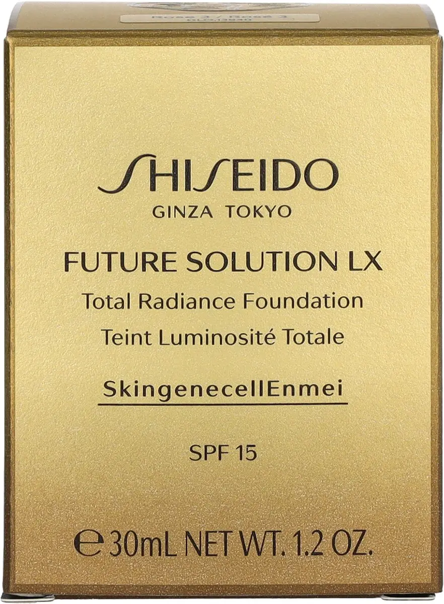 Shiseido Future Solution LX Total Radiance Foundation SPF15 30ml - Roze