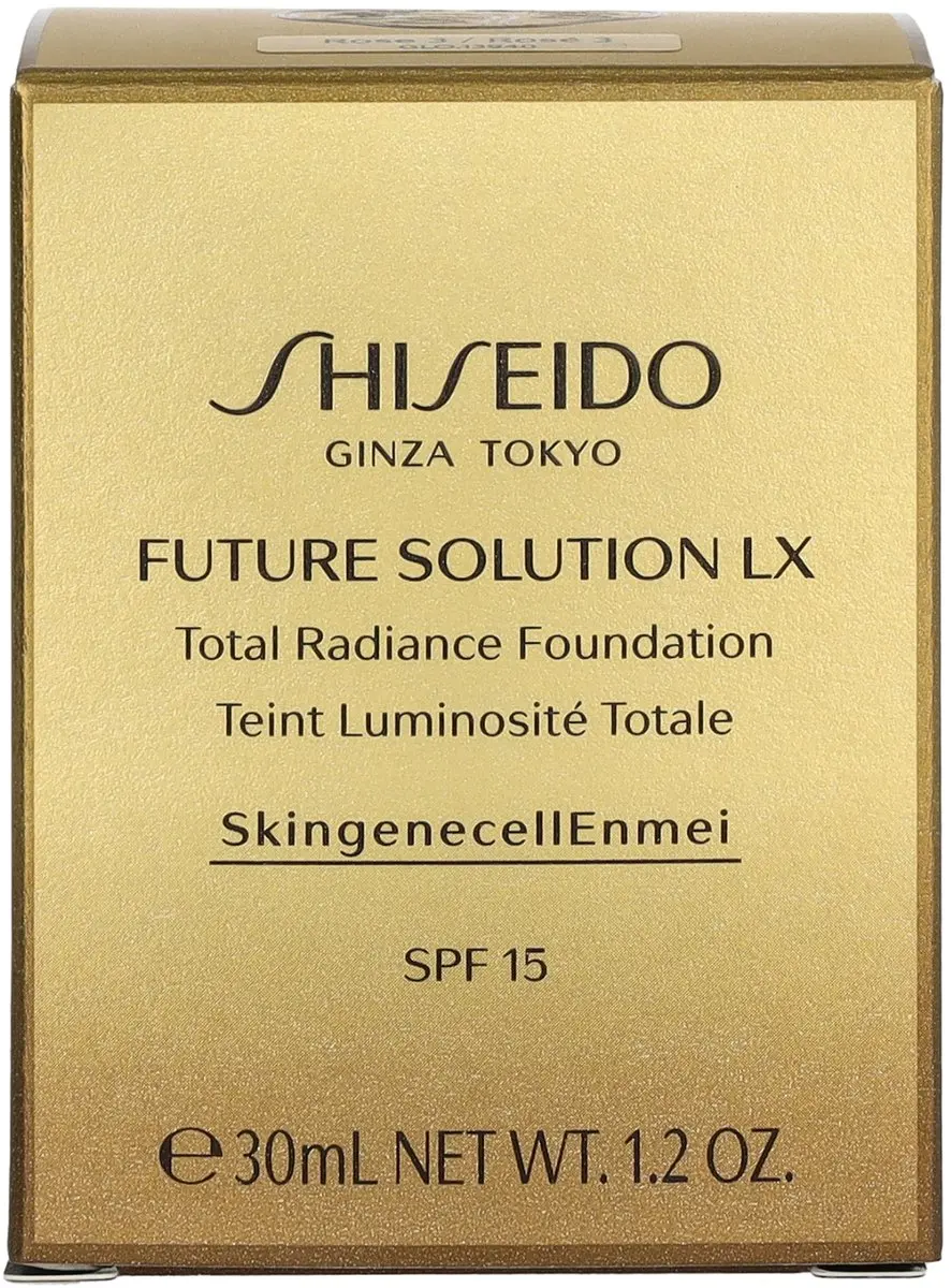 Shiseido Future Solution LX Total Radiance Foundation SPF15 30ml - Roze