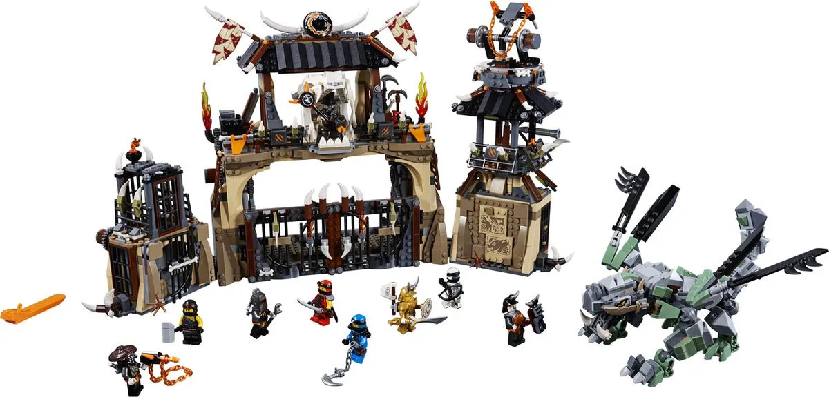 LEGO Ninjago Drakenkuil 70655 - 1660 Stukken